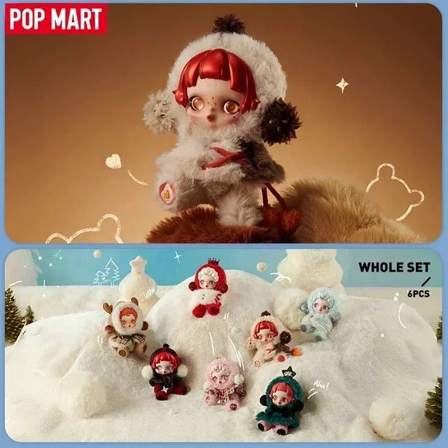 POP MART SKULLPANDA Winter Symphony Series Blind Box Trendfigur für den Schreibtisch - Bild 1