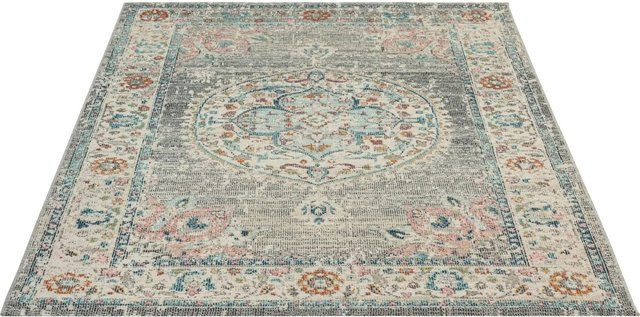 Floornovo Indoor & Outdoor Teppich Grau Gemustert B: 290 cm, T: 200 cm - Bild 1