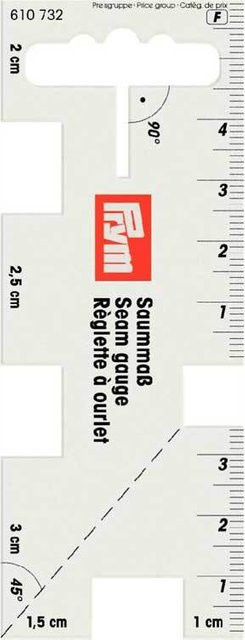 Prym Saummaß transparent 4 x 10,5 cm - Bild 1