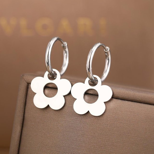 Lucky Star Jewelry Creolen Edelstahl, Zirkonia, Damen - Bild 1