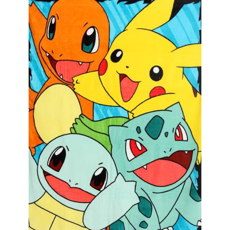 Potdemiel Pokemon Pikachu 5D DIY Diamant Malerei Mosaik Set mit runden Steinen in Mehrfarbig für Kinder - Bild 4