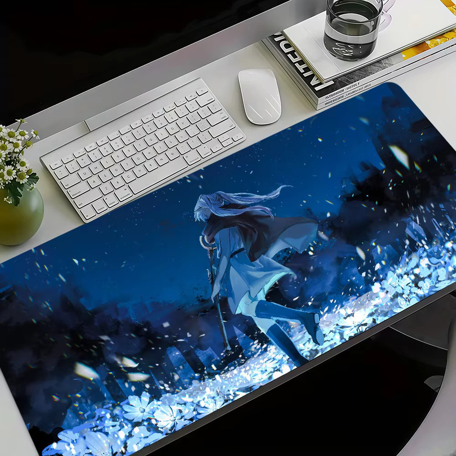 Japan F-Frieren Mauspad Blau, rutschfest und verdickt für Gaming und Büro - Bild 3