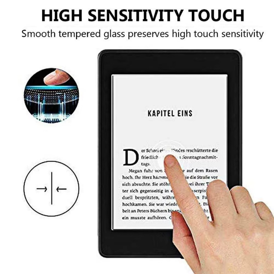 2er-Pack HD-Displayschutzfolie aus gehärtetem Glas, transparent, stoßfest und kratzfest, für Kindle Paperwhite 12. Generation und Colorsoft 7 Zoll 2024 - Bild 3