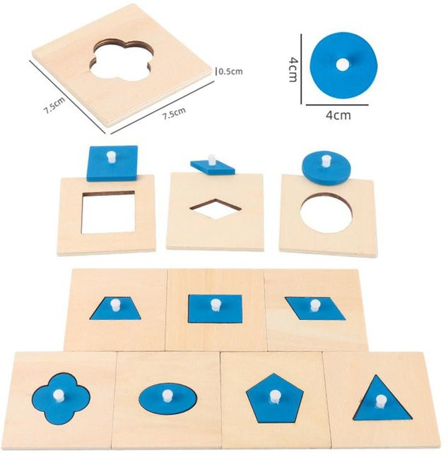 Kidsly Montessori-Set, Mathematik-Spielzeug, Holzspielzeug, ab 3 Jahre - Bild 1