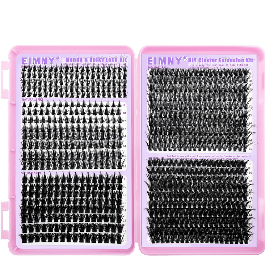 EIMMY Set mit künstlichen Wimpern, 814-teilig, Unisex, natürlich - Bild 6