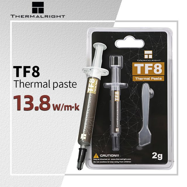 Thermalright TF8 Wärmeleitpaste für CPU und GPU mit 13,8 W/M.K Wärmeleitfähigkeit inklusive Schaber - Bild 1