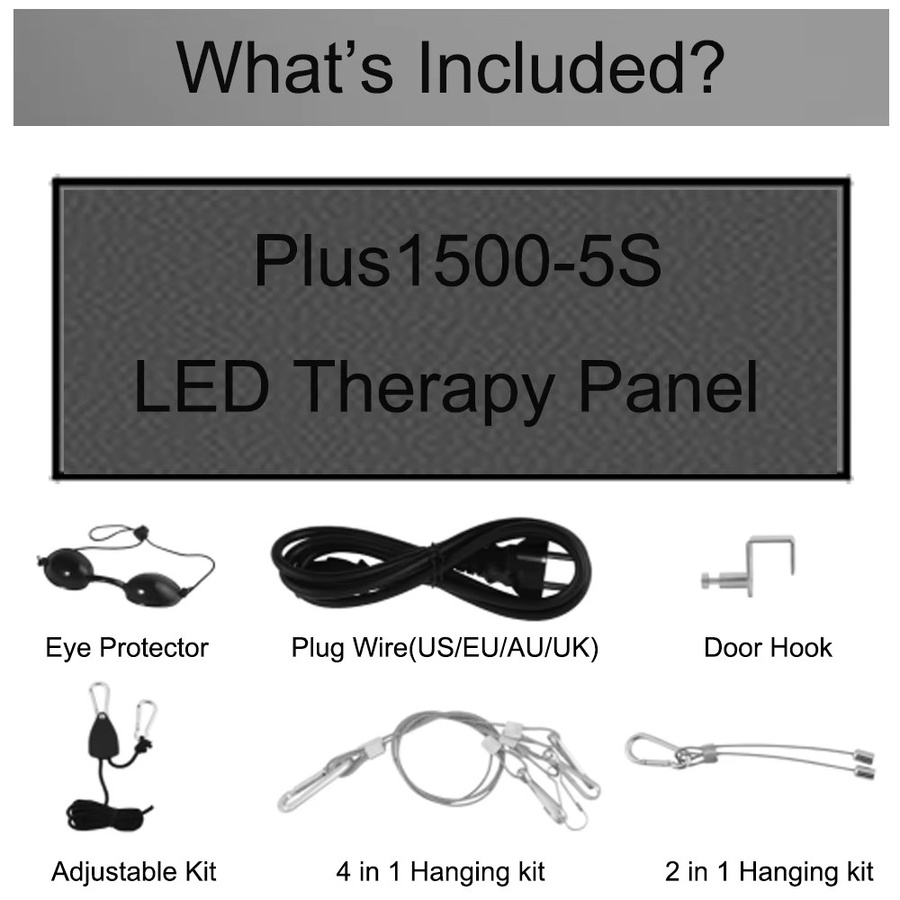 LED Rotlichttherapie-Panel Infrarot-Therapielampe, Unisex - Bild 3
