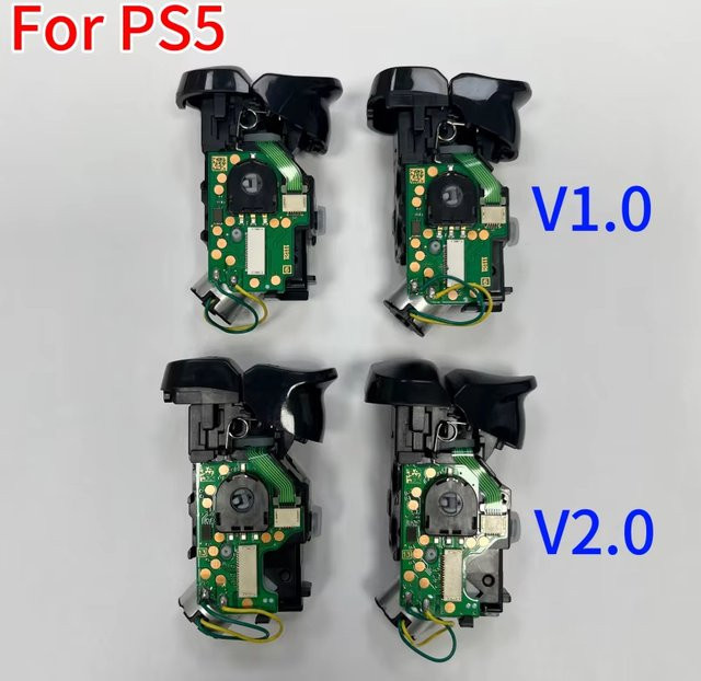 VGBUS Auslöseknöpfe für PS5 Dualsense Controller, Linke und Rechte Trigger-Tasten R1 R2 L1 L2 BDM-010 020 030, Schwarz - Bild 1