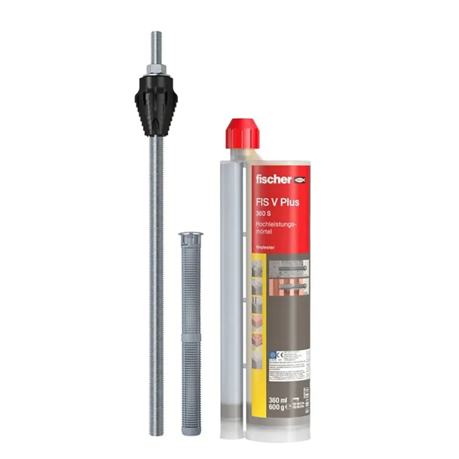 Fischer Montageset Thermax-16 für Wärmedämmfassaden bis 200 mm in Silber - Bild 2