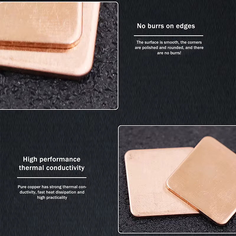 SAFENH Kupferblech-Unterlegscheiben Set für GPU CPU und RAM Kühlung, 10 Stück, Gold, Stärken: 0,1 mm, 0,3 mm, 0,4 mm, 0,6 mm - Bild 5