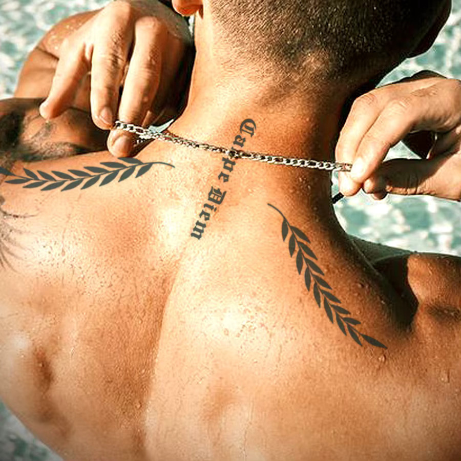 JKCODE TATTOO Mehndi-Design Temporäre Tattoos, Herren - Bild 3