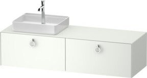 Duravit Waschtischunterschrank White Tulip in Weiß, Breite: 160 cm, Tiefe: 55 cm, Höhe: 40,8 cm - Bild 1