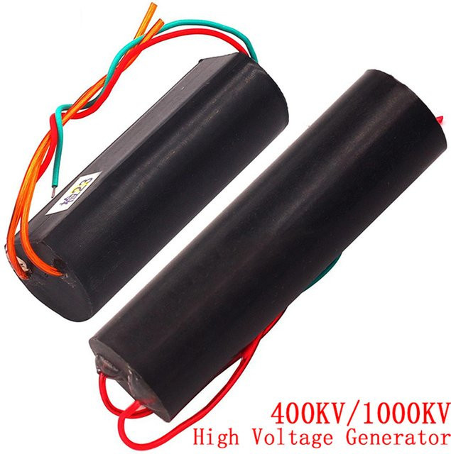 Si Tai&SH Hochspannungsgenerator Boost Step Up Power Modul DC 3V-6V auf bis zu 400kV, Schwarz - Bild 1