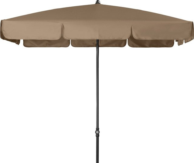 Doppler Sonnenschirm Sunline Waterproof NEO in Greige mit Polyesterbespannung und Stahlgestell, B/T: 185 x 120 cm - Bild 1