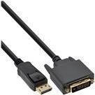 InLine DisplayPort zu DVI Konverter Kabel, schwarz, Länge: 10 m - Bild 1