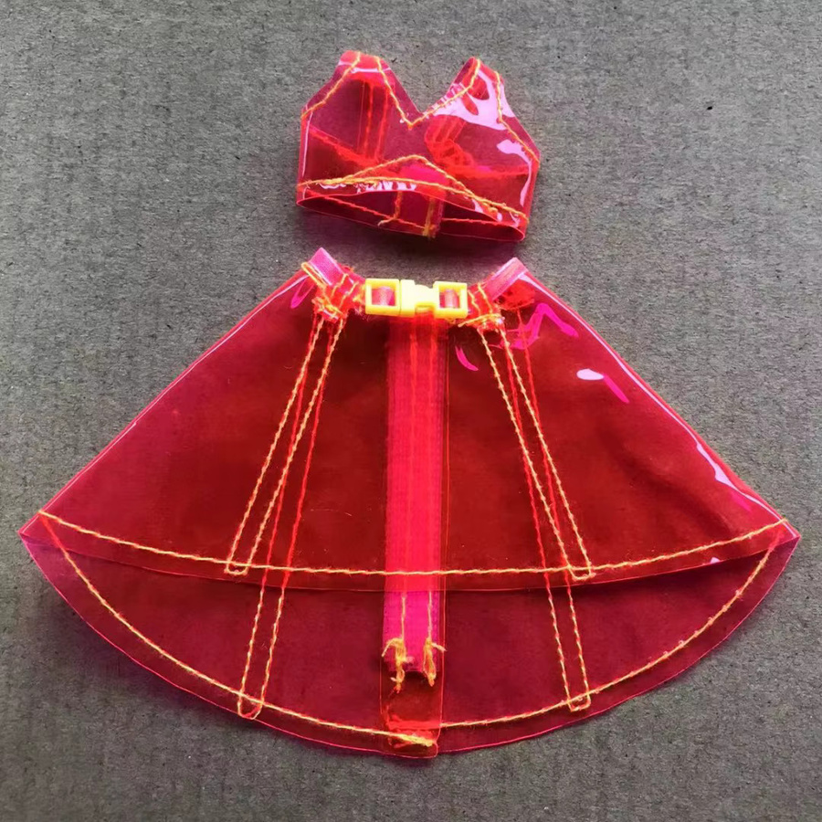 ROUND YUAN Regenbogen Puppe Kleid Kleidung Set, Zubehör, Bunt / Mehrfarbig - Bild 2