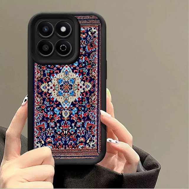 Stoßfeste Handyhülle im böhmischen Hofstil für Motorola Moto G04 G14 E13 G34 G10 G20 G30 G22 4G G24, matt, Mehrfarbig - Bild 1