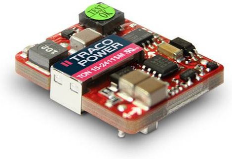TracoPower TON 15-4813 DC/DC-Wandler Print 48 V/DC auf 15 V/DC 1A 15W mit 1 Ausgang - Bild 1