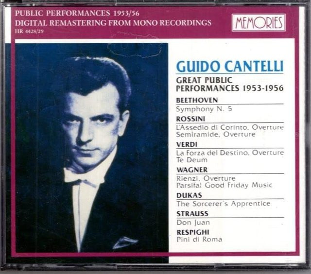 Große öffentliche Aufführungen 1953-1956 von Beethoven, Rossini, Verdi, CD - Bild 1