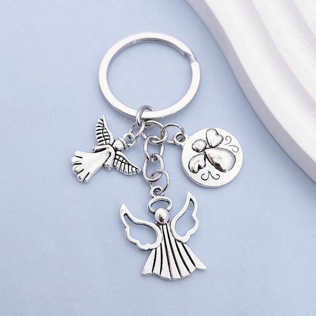 Ambiel Charm Schutzengel Anhänger, gray, Unisex - Bild 1