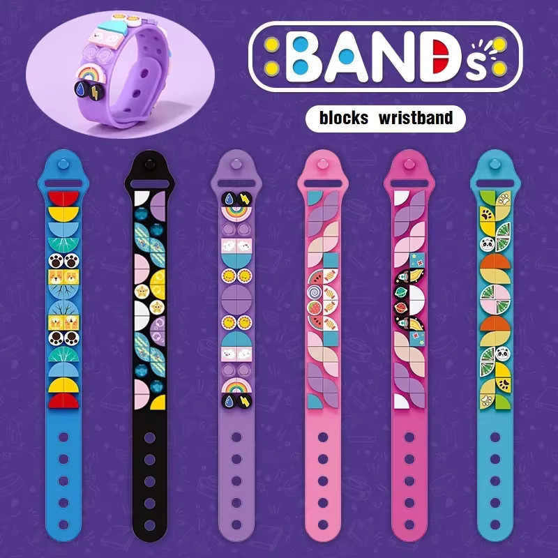 hairun Kreativ-Bausteine Silikon-Armband Punkte, Bastelset, Bunt / Mehrfarbig - Bild 2