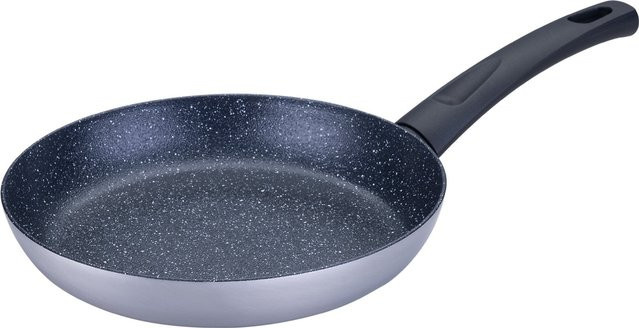 Fackelmann Bratpfanne Crisp aus Keramik in Schwarz, Grau und Silber, Durchmesser: 24 cm - Bild 1