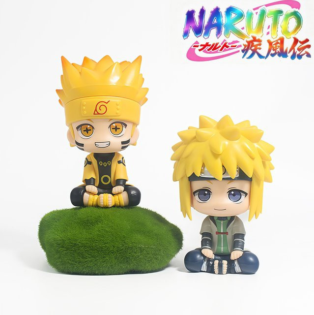 Bandai Naruto & Minato Anime-Figuren-Set, 2-teiliges Set, PVC-Statue - Bild 1
