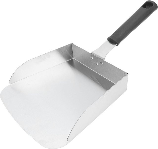 Grillschaufel aus Edelstahl von mfySpace in Silber für Burger und Grillgut - Bild 1