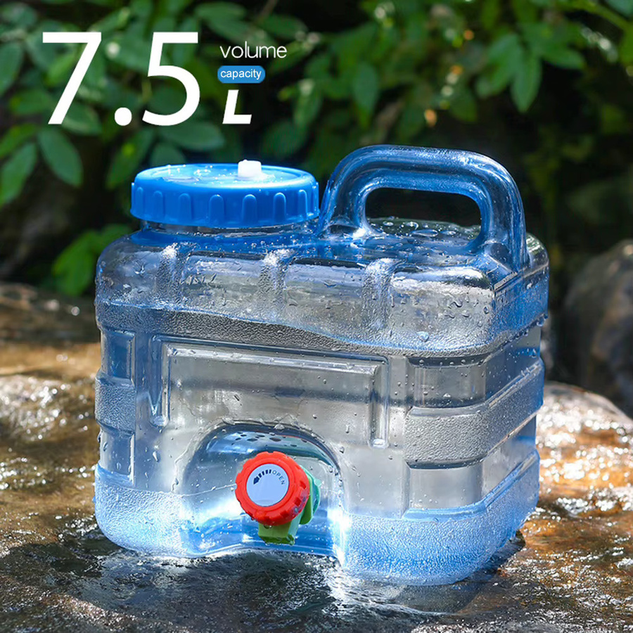 JOCESTYLE Trinkwasserkrug mit Zapfhahn, multifunktionaler Camping-Wassertank in Blau, 24,0 l - Bild 2