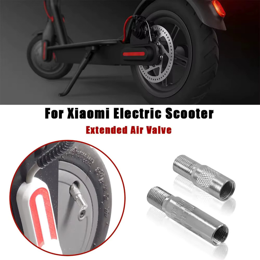 Ventiladapter für Xiaomi Elektroroller M365 Pro 1s Pro2 Mi3 mit erweitertem Düsenschlauch aus Kupfer in Gold, Weiß oder Silber - Bild 4