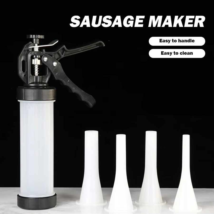 Manuelle Wurstfüllmaschine APWIKOGER aus Kunststoff für hausgemachte Wurst und Salami, Breite: 36,0 cm, Tiefe: 8,0 cm - Bild 2