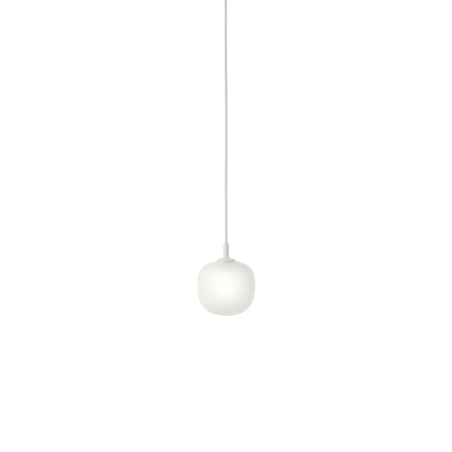 Muuto Rime Hängeleuchte aus Glas in Transparent und Weiß, dimmbar - Bild 2