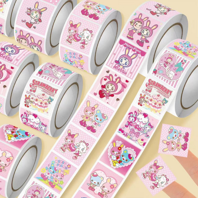 Mezzo Piano Kawaii Cartoon Aufkleber in Multicolour für DIY Notizbuch-Dekoration und Schulbedarf - Bild 1