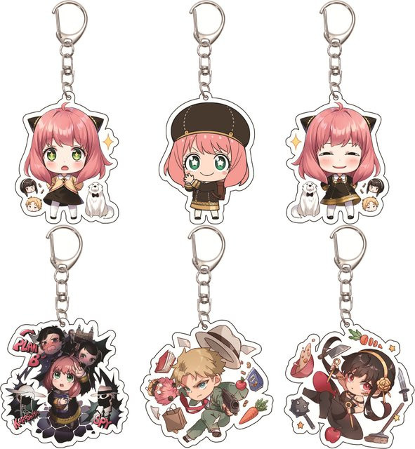 Bandai Schlüsselanhänger Anime Spy×Family, Acryl, Unisex - Bild 1