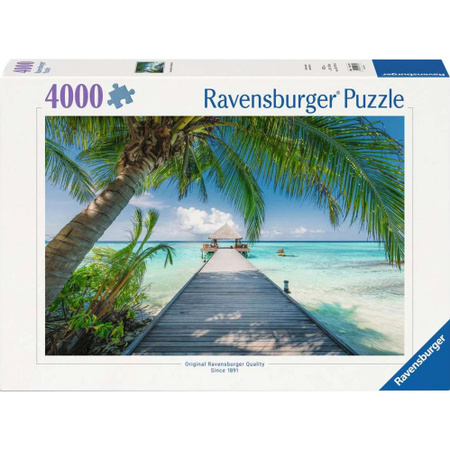 Ravensburger Puzzle Traumstrand auf den Malediven mit 4000 Teilen