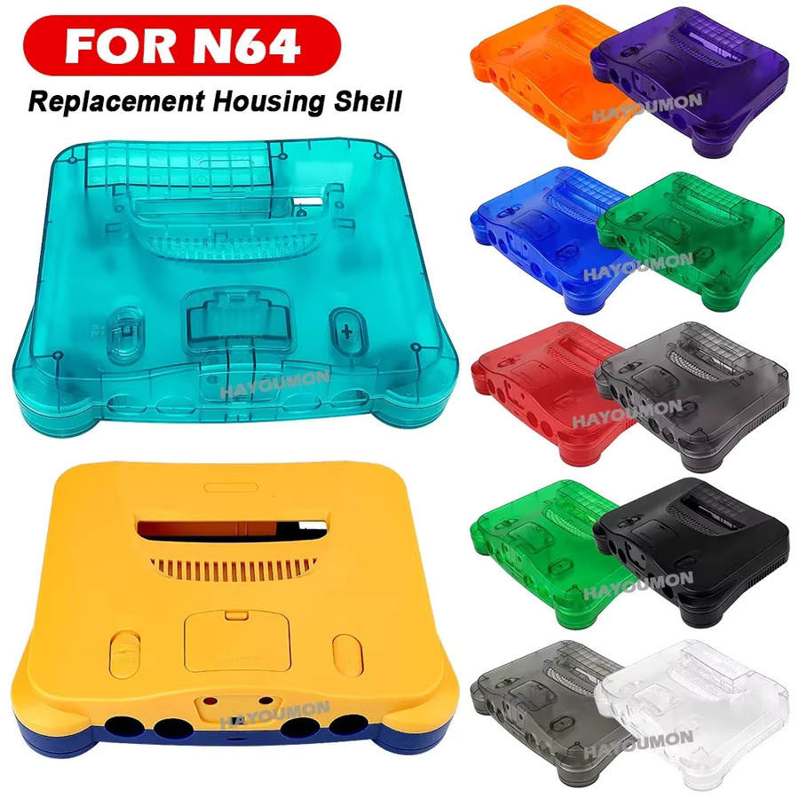 HeroAngel Ersatz Gehäuse für N64 Retro-Videospielkonsole in Orange und 10 weiteren Farben - Bild 2