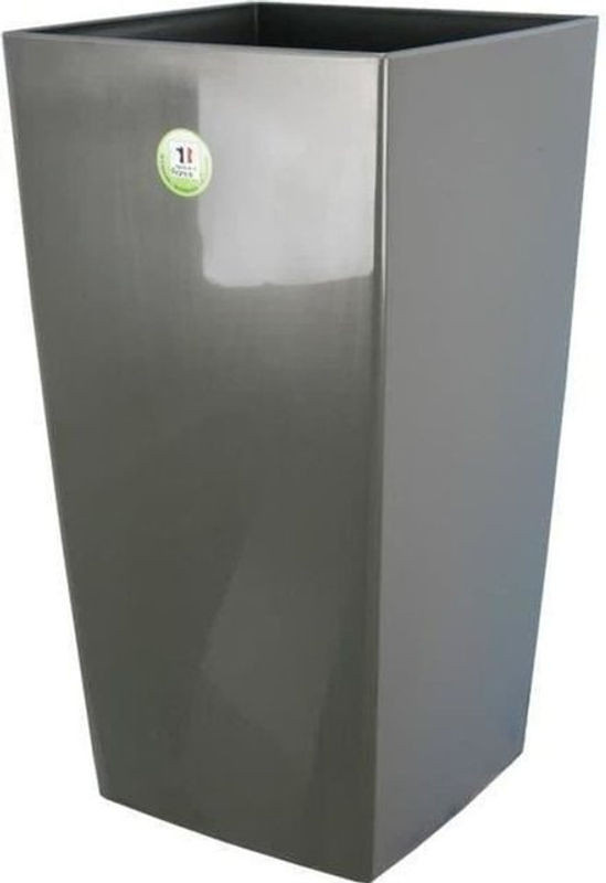 RIVIERA Blumentopf Carré in Grau, quadratisch, B/T/H: 29 x 29 x 52 cm - Bild 1