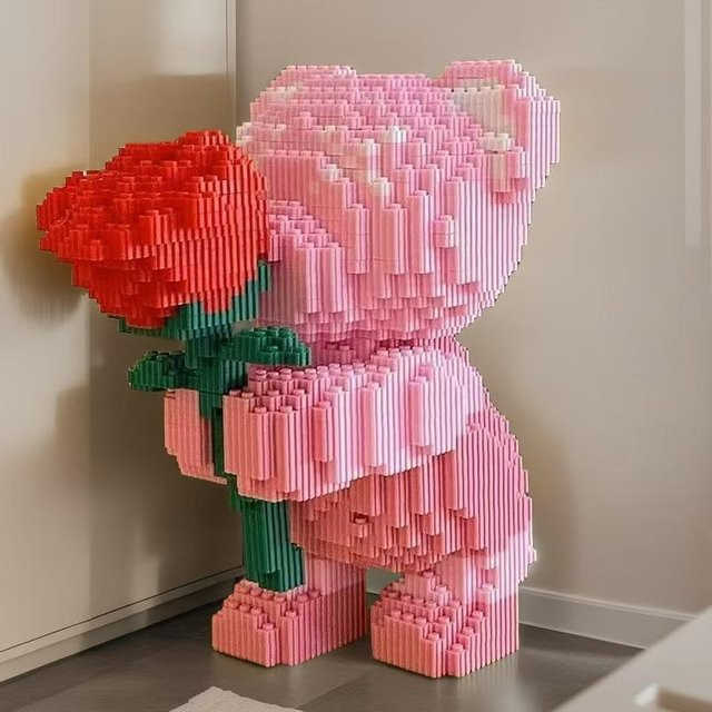 LEGO Baustein Rosenbär, Tiere, ab 14 Jahren - Bild 1