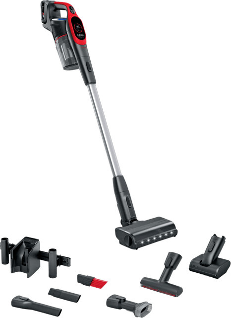 Bosch Unlimited 9 BBS931PET ProAnimal Akku-Staubsauger mit HEPA-Filter und Turbo-Bürste in Rot - Bild 1