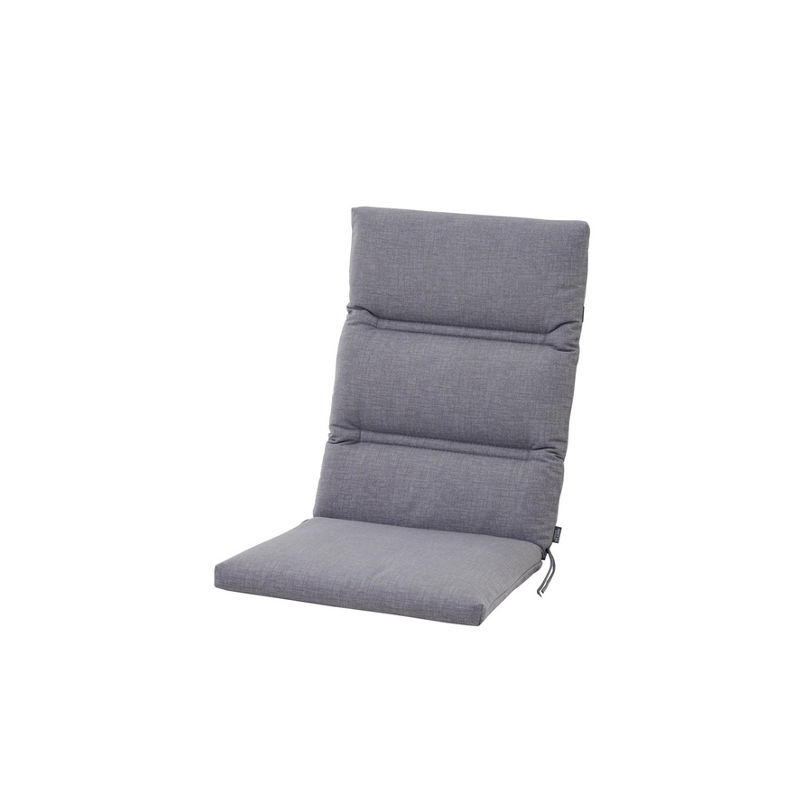 Siena Garden Sesselauflage Comfort Grau, wetterfest und UV-beständig, B/T/H: 110 x 48 x 7 cm - Bild 2