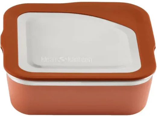 Klean Kanteen Lunchbox aus Edelstahl in Orange, mikrowellen- und spülmaschinenfest - Bild 1