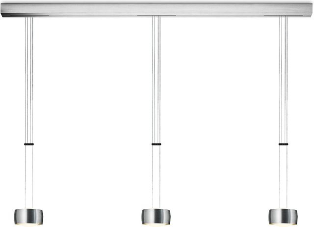 Oligo Grace LED-Pendelleuchte 3-flammig in Silber, höhenverstellbar mit Tunable White und Casambi Steuerung - Bild 2