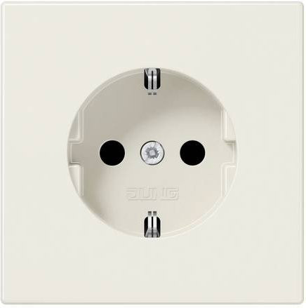 Jung Schutzkontakt-Steckdose LS plus LS 1520 KI Weiß - Bild 1