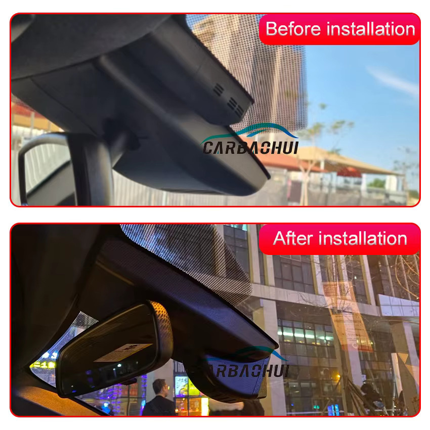 CARBAOHUI 4K Dashcam mit WiFi und App-Steuerung für Toyota C-HR Hybrid, Schwarz - Bild 2