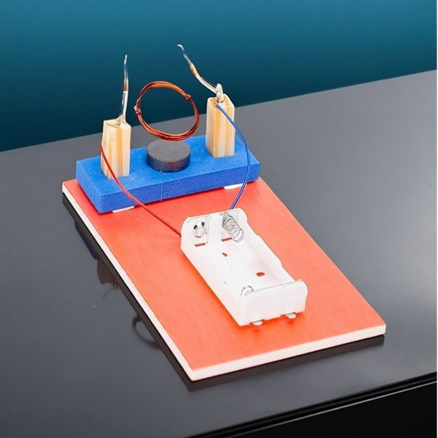 soulbao DIY-Elektromagnetismus-Elektromotormodell, Metall, Wissenschaft - Bild 1