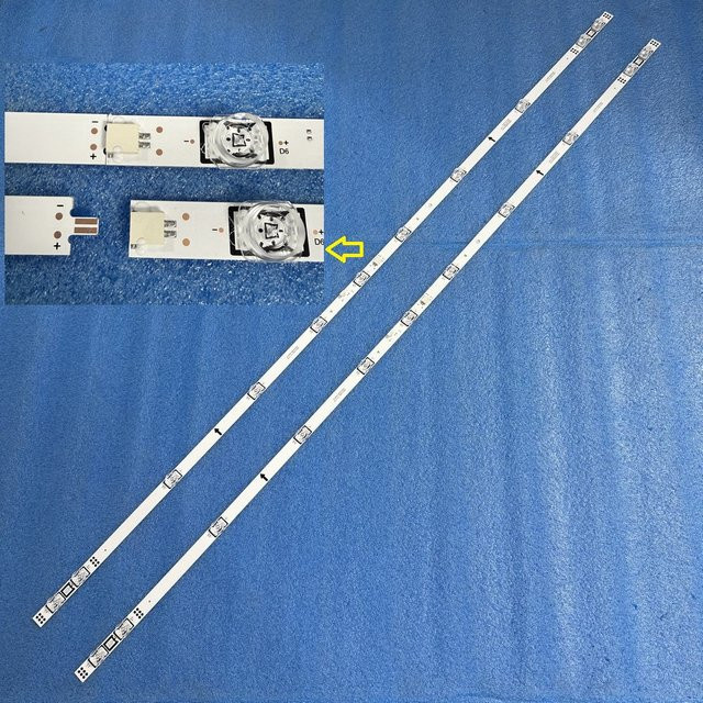 LED-Streifen Set für TCL Iffalcon 55U64 55S451 55S451G 55F35 55S41br 55V6B 55S11 LVU550NDAL PRO 55HR332M11N04 V3 mit 2x 11 LEDs in Weiß - Bild 1