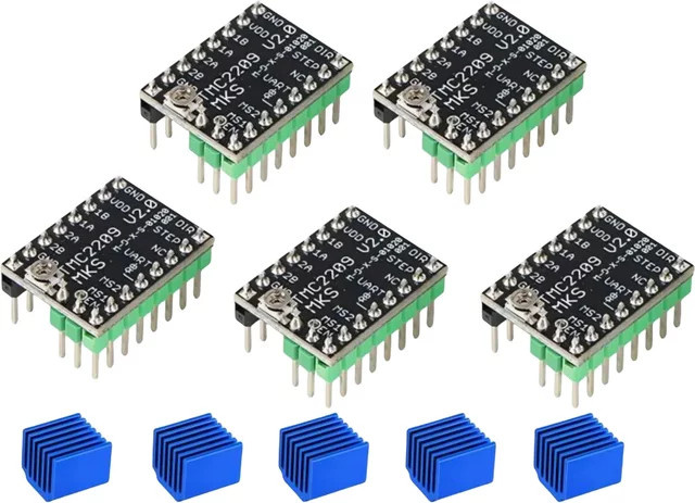 MKS TMC2209 Schrittmotortreiber Stepstick für 3D-Drucker mit 2,5A und UART-Unterstützung Ultra Silent für Sgenl Genl Robin Nano - Bild 1