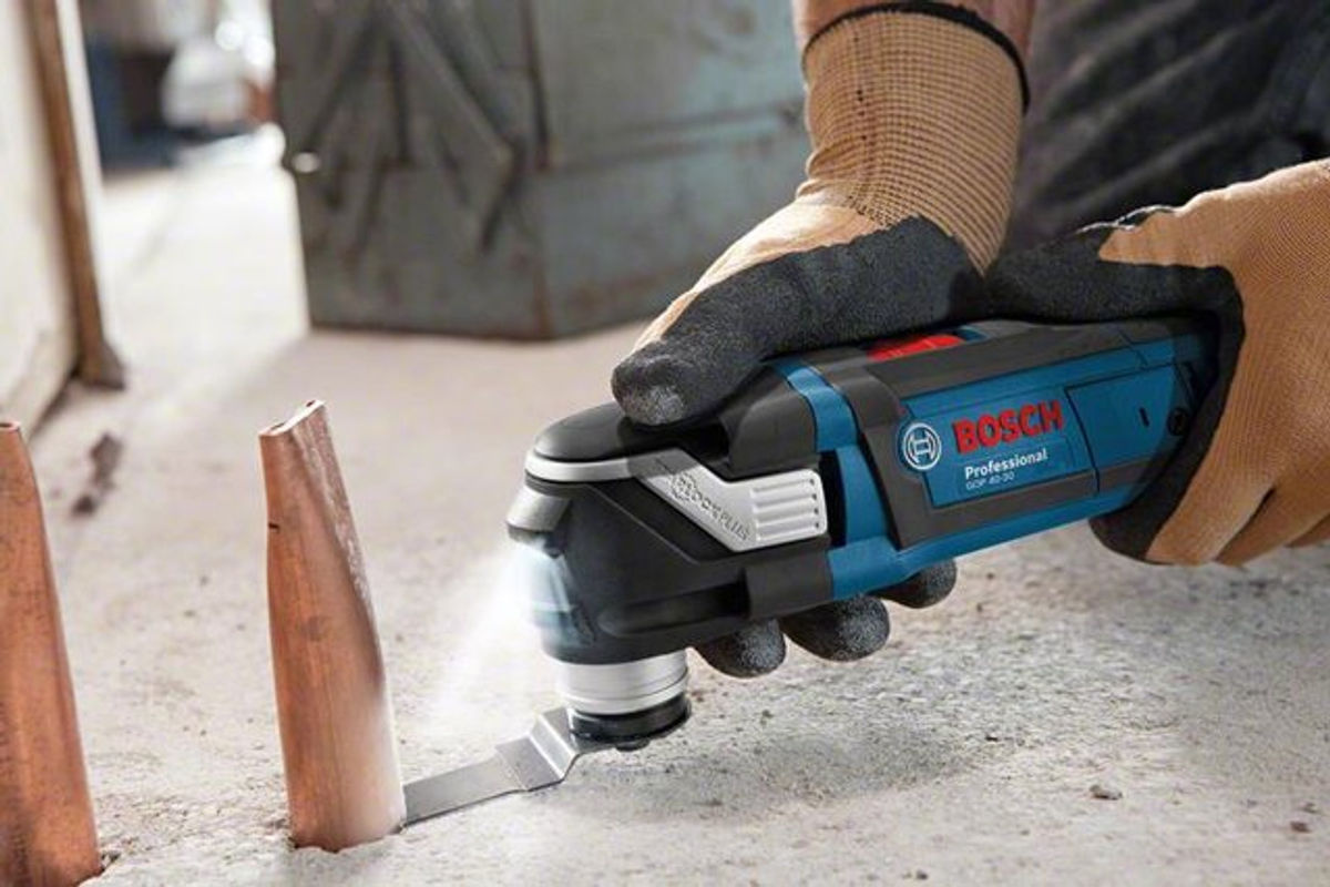 Bosch Multi-Cutter GOP 40-30 Professional Multifunktionswerkzeug mit Zubehör und L-BOXX in Blau/Schwarz - Bild 2