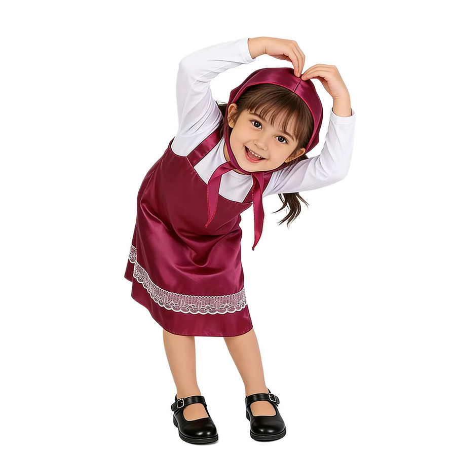 Nippaya Masha Cosplay-Kostüm, Verkleidung für Mädchen, Rosa / Pink - Bild 3