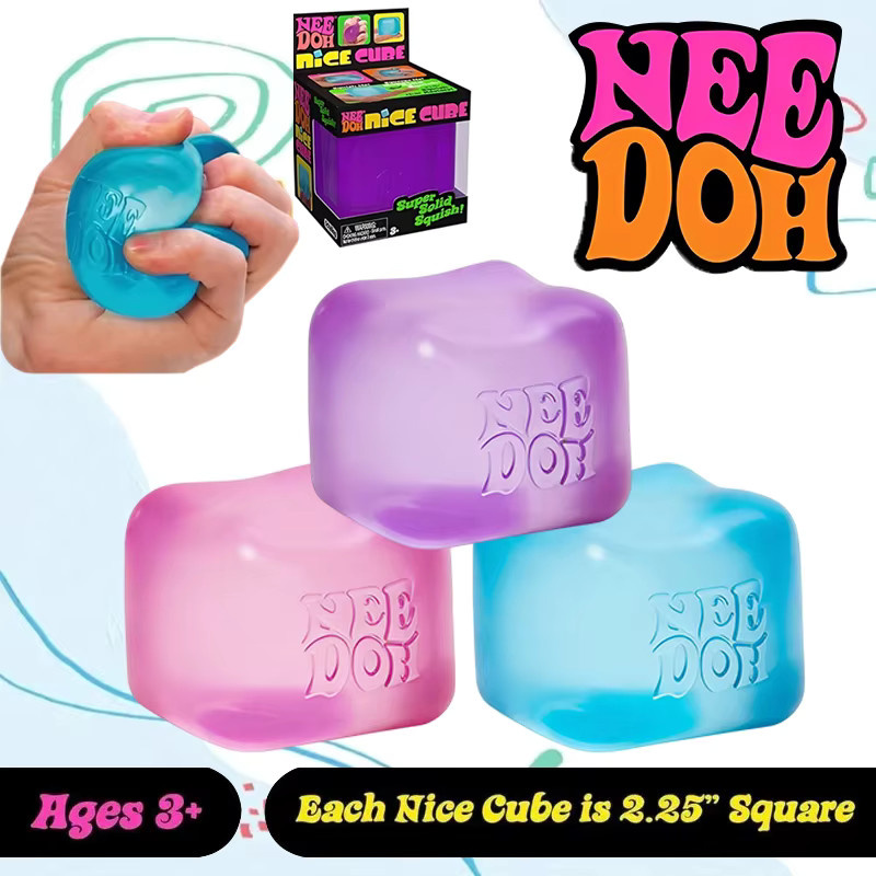 Schylling Nee doh Nice Cube, Sensorisches Quetschspielzeug, Blind Box - Bild 4